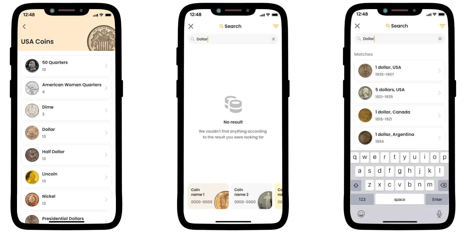 Details of the Coin ID Scanner app.